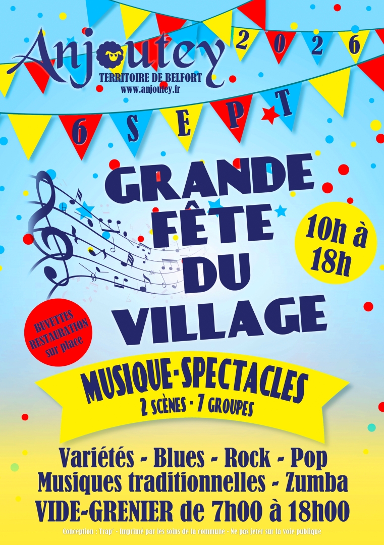 Anjoutey - fête du village
